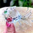 GobekUsa Goldfish Glass Miniature Sculpture for Modern Home Decor & Gifts