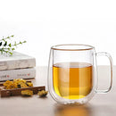 GobekUsa Double Wall Glass Kungfu Tea Coffee Mug