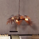GobekUsa Bronze Coconut Tree Pendant Lamp with Adjustable LED Lights for Home and Hospitality