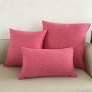 GobekUsa Ivory Sofa Cushion Cover Solid Basic 30x50cm - 60x60cm