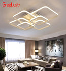 GobekUsa Acrylic Ceiling Lights Modern Chandelier LED Lamps Dining Living Room Bedroom Decor