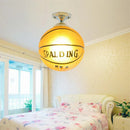 GobekUsa LED Soccer Ball Ceiling Light for Boys Room, Indoor Lighting Fixture