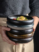 GobekUsa Ceramic Kimchi Plate - 6inch Round Dish - Solid Glaze