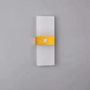 GobekUsa Acrylic LED Wall Lamp | Brushed Aluminum Sconce Light for Home Indoor Decor