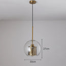 GobekUsa Gold Mesh Glass Ball Pendant Light Industrial Kitchen Fixture