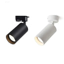 GobekUsa Black White LED GU10 Track Lamps for Shop Rail, Aluminum Spotlights for Clothing Store