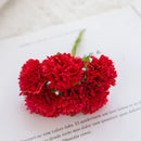 GobekUsa Carnation Stamen Silk Flowers for Home Decor, Wedding, DIY, Gifts