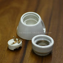 GobekUsa Ceramic E27 Lamp Bulb Holder Base, Table Ceiling Fitting Socket Lampholder