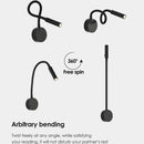 GobekUsa LED Wall Sconces: Modern 3W Night Light Fixtures for Study, Working, and Reading