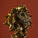 GobekUsa Lion Resin Sculpture Figurine - Abstract Nordic Home Decoration