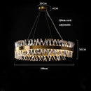 GobekUsa Gold Crystal LED Chandelier for Dinning Room