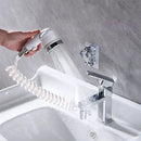 GobekUsa 3 Modes White Water Faucet Handheld Shower Nozzle for Bathroom and Kitchen