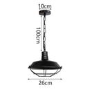 GobekUsa Iron Dome Industrial Pendant Light for Cafe Bar Home Decor