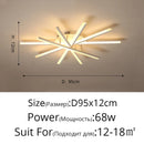 GobekUsa LED Ceiling Chandelier Indoor Lighting Living Room Bedroom Hall Aisle Lustre Fixture
