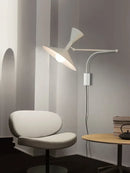 GobekUsa Industrial Retro Swing Arm Wall Light for Living Room Bedroom Studio