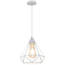 GobekUsa Diamond Cage Wrought Iron Pendant Light for Dining Room and Kitchen Island
