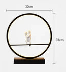 GobekUsa Angel Doll Bird Table Lamp: Romantic LED Lighting for Home Decor