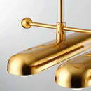 GobekUsa Gold Iron Glass Chandelier for Dinning Room - Art Deco Lighting