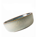 GobekUsa Ceramic Dessert Plate - Round Solid Pattern - Household Tableware