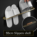 GobekUsa Bathroom Hardware Set: Towel Rack, Slippers Rack, Toilet Paper Rack - Space Aluminum