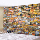 GobekUsa Brick Wall Texture Bohemian Mandala Wall Hanging Tapestry for Home Decor