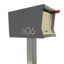 The Original Retrobox in DESIGNER GREY - Modern Mailbox