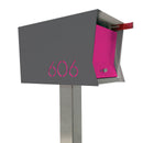 The Original Retrobox in DESIGNER GREY - Modern Mailbox