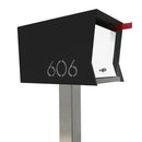 The Original Retrobox in JET BLACK - Modern Mailbox