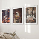 Charming and Spooky Art for Fall Season Poster by Wall Art Set