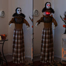 Halloween Animatronic Haunted Woman with Pop Up Head and Control Button by LJGDeals