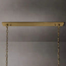 Crystal Rectangular Chandelier Restaurant