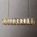 Crystal Rectangular Chandelier Restaurant