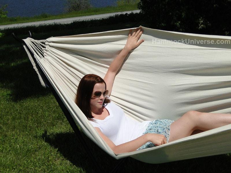 Brazilian Double Hammock with Universal Stand