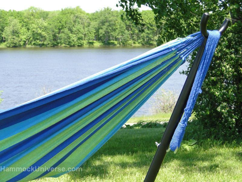 Brazilian Double Hammock with Universal Stand