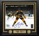 Hampus Lindholm 2023 Winter Classic Action Boston Bruins Autographed 11" x 14" Framed Hockey Photo by Dynasty Sports & Framing