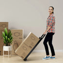 2 in 1 Hand Truck and Ladder Combo with Rubber Wheels and Handle by LJGDeals