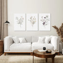 3 Piece Watercolor Floral Wall Art Set by Wall Art Set