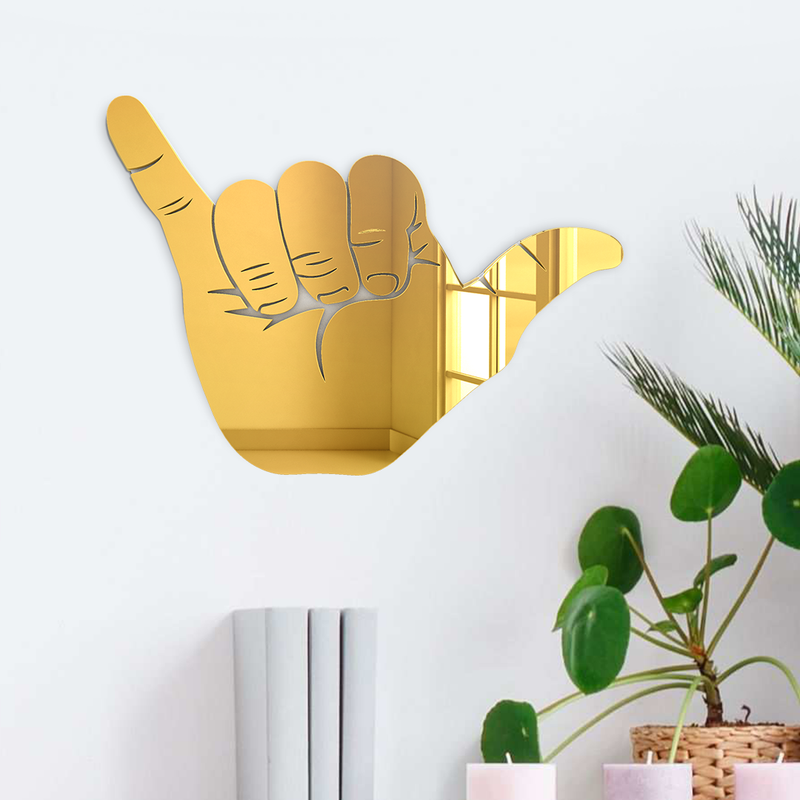 Hang Loose Hand Silhouette Mirror