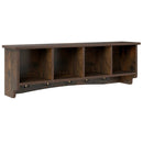Wall-Mounted Storage Cabinet Hanging Entryway Shelf Coat Rack by LJGDeals