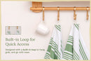 Striped Kitchen Towels by Organic Cotton Mart