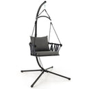 Hanging Swing Chair with Stand-Gray by LJGDeals