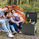 42 Quart Hard Cooler with Wheels and Handle by LJGDeals
