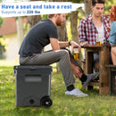 42 Quart Hard Cooler with Wheels and Handle by LJGDeals