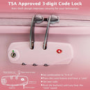 Hardside Luggage with Spinner Wheels with TSA Lock and Height Adjustable Handle by LJGDeals