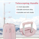 Hardside Luggage with Spinner Wheels with TSA Lock and Height Adjustable Handle by LJGDeals