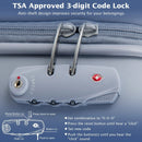 Hardside Luggage with Spinner Wheels with TSA Lock and Height Adjustable Handle by LJGDeals