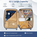 Hardside Luggage with Spinner Wheels with TSA Lock and Height Adjustable Handle by LJGDeals