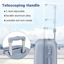 Hardside Luggage with Spinner Wheels with TSA Lock and Height Adjustable Handle by LJGDeals