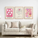 Keith Haring & Matisse Pink Set of 3 Prints by Wall Art Set