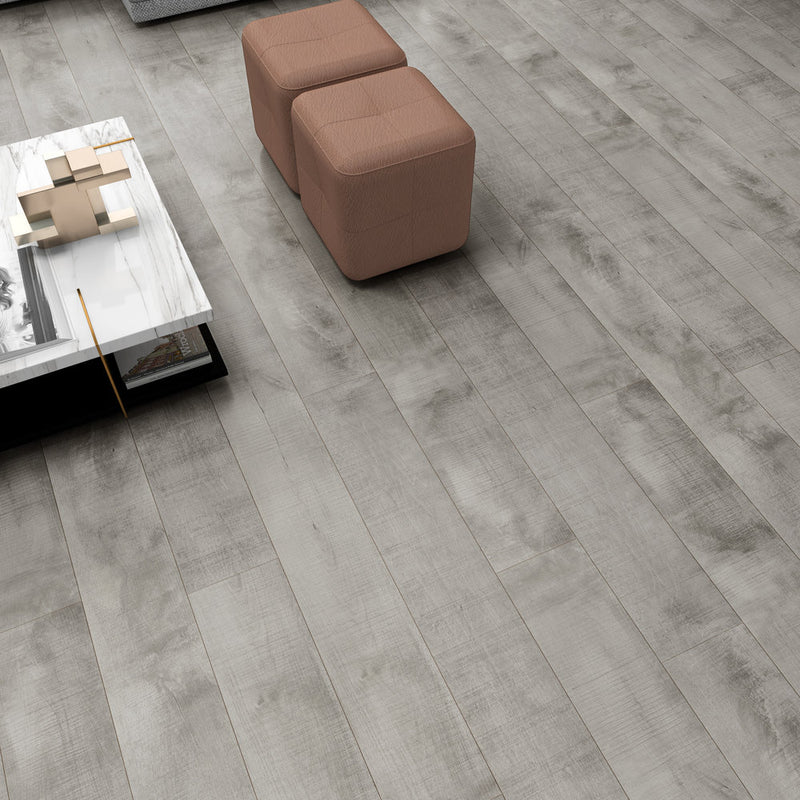 Harmony Textured/EIR 7.75"x72" Laminate Flooring 12mm - Calistoga Gray